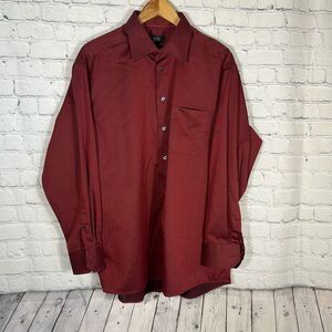 ETON Shirt Mens Ganghester Button Up Long Sleeve Sweden Cotton 43 17 Red
